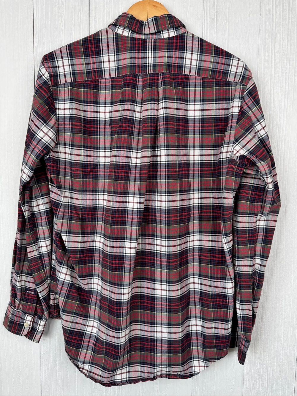 Ralph Lauren Men's Plaid Button-Down Shirt - Red, Green, White - Picture 4 of 4